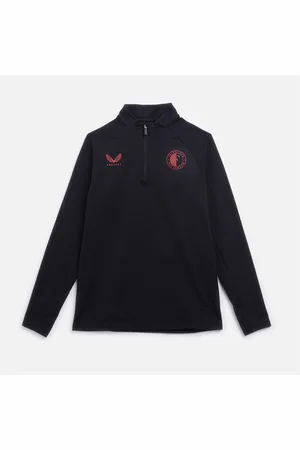 CASTORE Herre FR Feyenoord Lifestyle 1/4 Zip Top Caviar