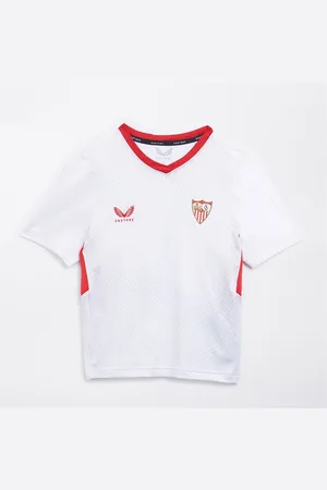 CASTORE Junior SFC Sevilla FC Hjemme Kampdag Trøje Strålende / Ægte Rød