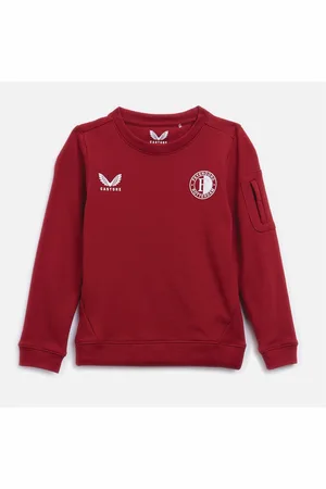 CASTORE Junior FR Feyenoord Lifestyle Crew Sweatshirt Soltørret Tomat