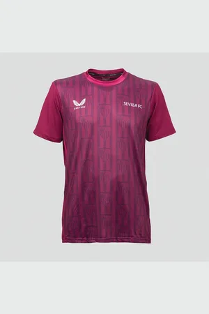 CASTORE Herre SFC Sevilla FC Spiller Træningstrøje Magenta / Festival Fuschia