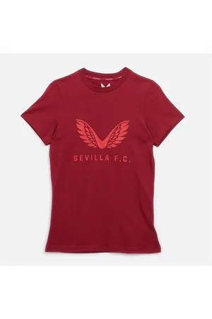 CASTORE Dame SFC Sevilla FC Rejse Logo T-Shirt Biking