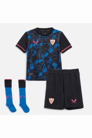 CASTORE Junior SFC Sevilla FC 23 / 24 Tredje spædBørn Sæt Caviar / Magenta