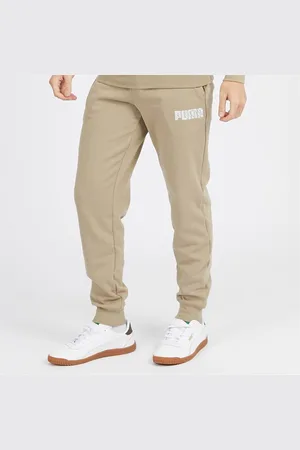 PUMA Herre Text Logo Joggingbukser Eg Gren