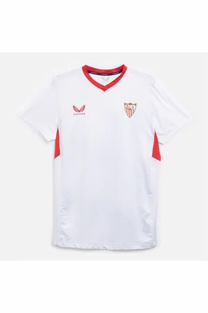 CASTORE Herre SFC Sevilla FC Hjemme Kampdagstrøje Brilliant / True Rød