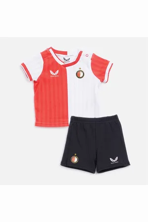 CASTORE Nyfødt FR Feyenoord 23/24 Hjemme Baby Sæt Flame Scarlet/Caviar/Brilliant White
