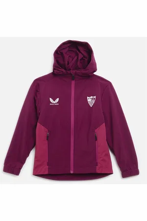 CASTORE Børne SFC Sevilla FC Spiller Letvægts Træningsjakke Magenta / Festival Fuschia
