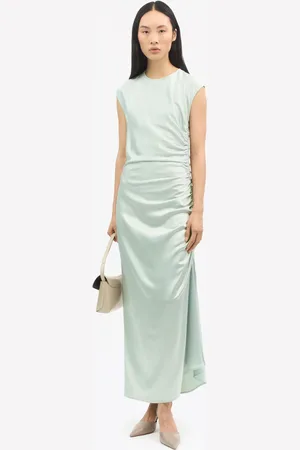 Tiger of Sweden Ivoana Satin Midi-Kjole