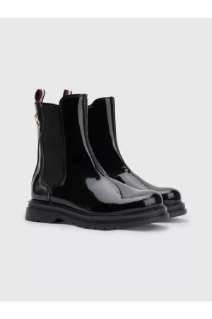 Tommy Hilfiger Piger Ankelstøvler - Patent Chelsea Boots