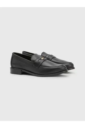 Tommy Hilfiger Kvinder Flade sko - Iconic Leather Loafers