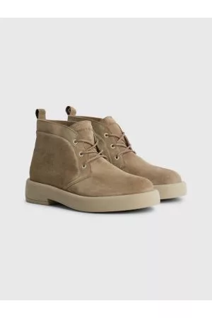 Tommy Hilfiger Mænd Støvler - Suede Chunky Sole Lace-Up Boots