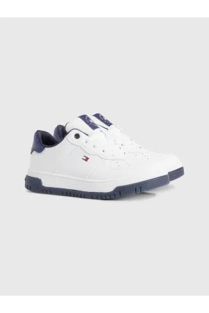 Tommy Hilfiger Drenge Sneakers - Lace-Up Flag Embroidery Trainers