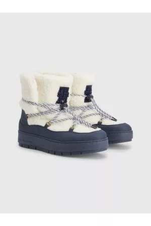 Tommy Hilfiger Kvinder Ankelstøvler - Faux Fur Ankle Snow Boots