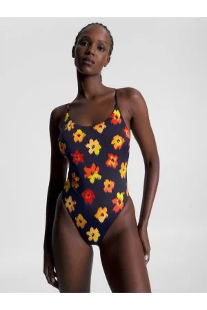 Tommy Hilfiger Kvinder Onesies - Print One-Piece Swim Suit