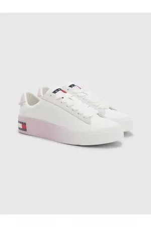 Tommy Hilfiger Kvinder Flade sko - Ombré Sole Flatform Trainers