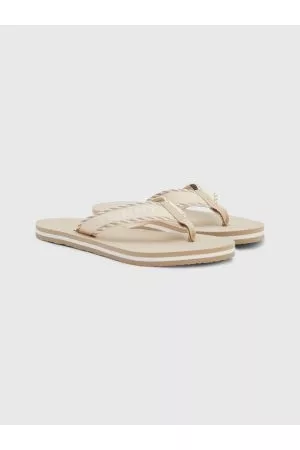 Tommy Hilfiger Kvinder Klipklapper - Webbing Logo Flip-Flops