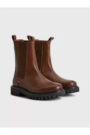 Tommy Hilfiger Mænd Støvler - Leather Cleated Chelsea Boots