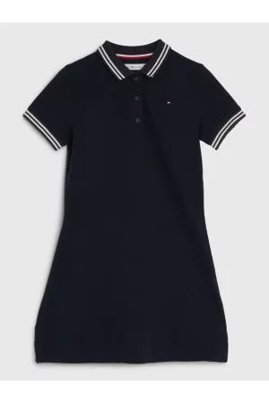 Tommy Hilfiger Piger Poloer - Essential Tipped Detail Polo Dress