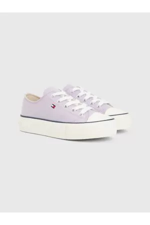 Tommy Hilfiger Piger Sneakers - Canvas Chunky Low-Top Trainers