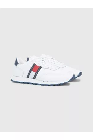 Tommy Hilfiger Mænd Sneakers - Essential Coated Leather Runner Trainers