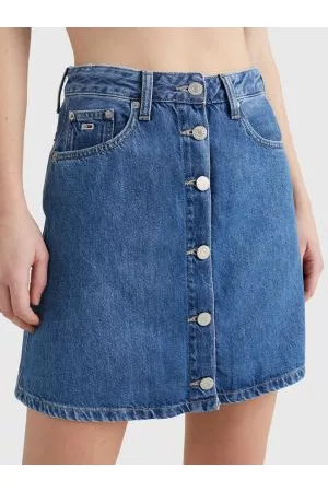 Tommy Hilfiger Kvinder Mininederdele - A-Line Denim Mini Skirt