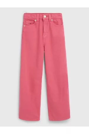 Tommy Hilfiger Piger Straight - High Rise Relaxed Wide Leg Jeans