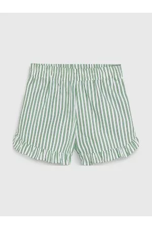 Tommy Hilfiger Piger Shorts - Stripe Ruffle Hem Shorts