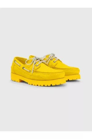 Tommy Hilfiger Mænd Flade sko - Nubuck Leather Cleat Chunky Boat Shoes