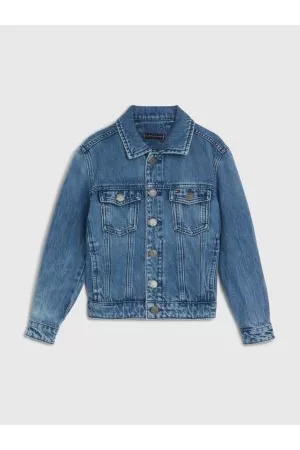 Tommy Hilfiger Drenge Cowboyjakker - Oversized Denim Trucker Jacket