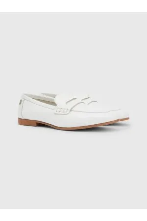 Tommy Hilfiger Kvinder Flade sko - Casual Leather Loafers