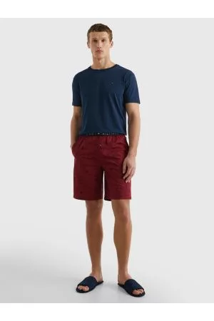 Tommy Hilfiger Mænd Kortærmede - T-Shirt, Shorts && Slippers Gift Set