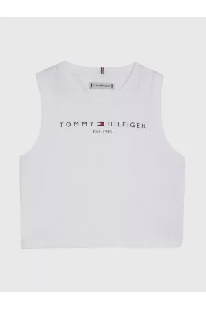 Tommy Hilfiger Piger Tanktoppe - Essential Logo Tank Top