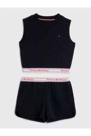 Tommy Hilfiger Piger Tanktoppe - Tape Tank Top And Shorts Set