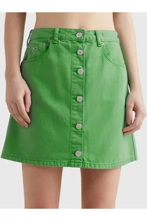 Tommy Hilfiger Kvinder Mininederdele - A-Line Denim Mini Skirt