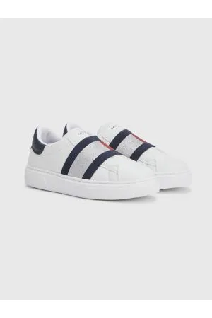 Tommy Hilfiger Piger Sneakers - Glitter Flag Trainers