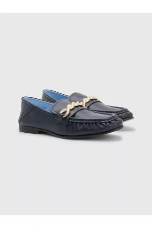 Tommy Hilfiger Kvinder Flade sko - Chain Leather Loafers