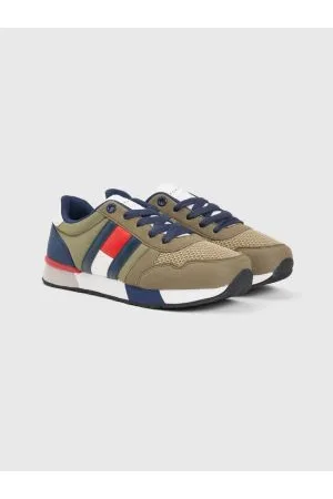 Tommy Hilfiger Drenge Sneakers - Flag Low-Top Lace-Up Trainers