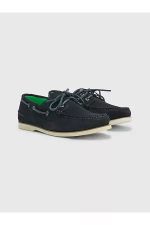 Tommy Hilfiger Mænd Flade sko - Suede Lace-Up Boat Shoes