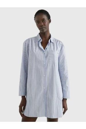 Tommy Hilfiger Kvinder Natkjoler - Signature Tape Slim Shirt Nightdress