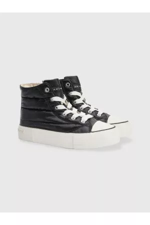 Tommy Hilfiger Piger Sneakers - Metallic High-Top Trainers