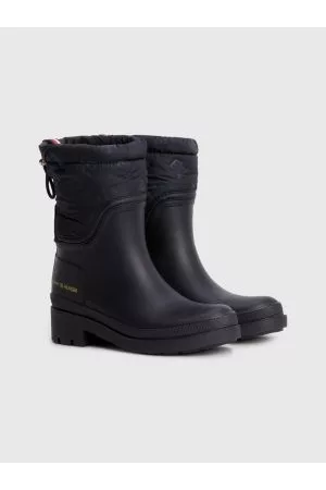 Tommy Hilfiger Kvinder Ankelstøvler - Embossed Monogram Rain Boots