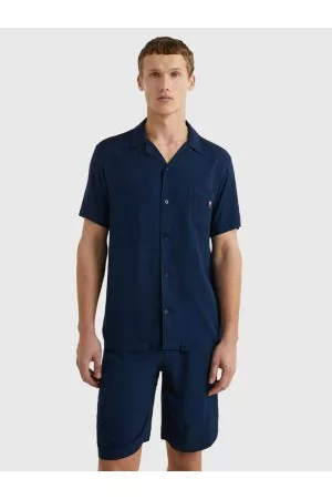 Tommy Hilfiger Mænd Pyjamas - TH Monogram Lounge Pyjama Shirt