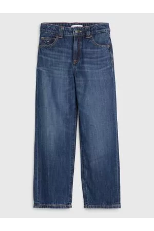 Tommy Hilfiger Piger Jeans - High Rise Tapered Leg Jeans