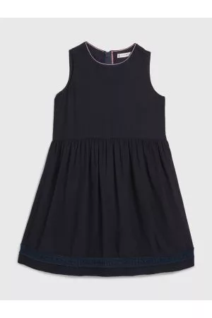 Tommy Hilfiger Piger Kjoler - Lace Tape Fit and Flare Dress