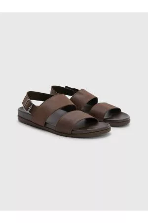 Tommy Hilfiger Mænd Sandaler - Leather Strap Sandals