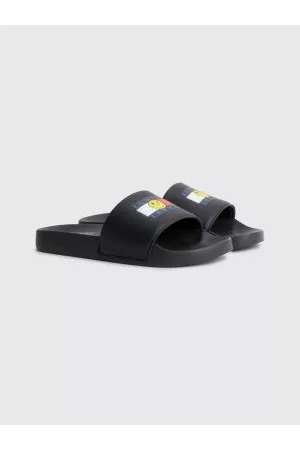 Tommy Hilfiger Kvinder Klipklapper - Tommy Jeans x Smiley® Logo Strap Slides