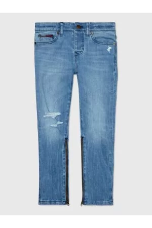 Tommy Hilfiger Drenge Skinny - Adaptive Skinny Distressed Jeans