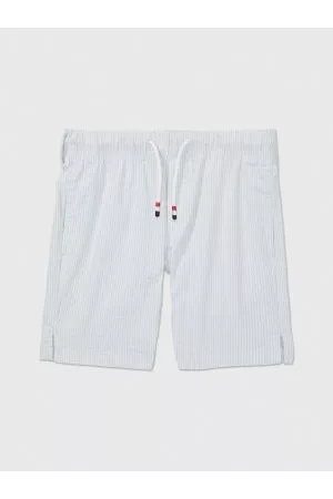 Tommy Hilfiger Drenge Shorts - Adaptive Seersucker Railroad Stripe Shorts
