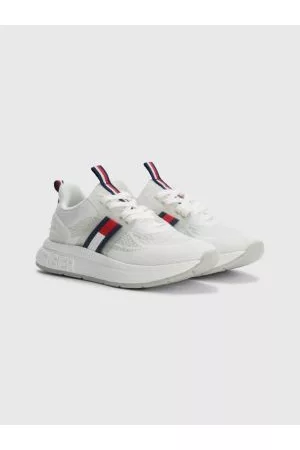 Tommy Hilfiger Piger Sneakers - Mesh Flag Lace-Up Trainers