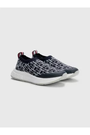 Tommy Hilfiger Piger Sneakers - Monogram Woven Trainers