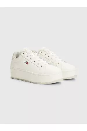 Tommy Hilfiger Kvinder Flade sko - Exclusive Flatform Cupsole Lace-Up Trainers